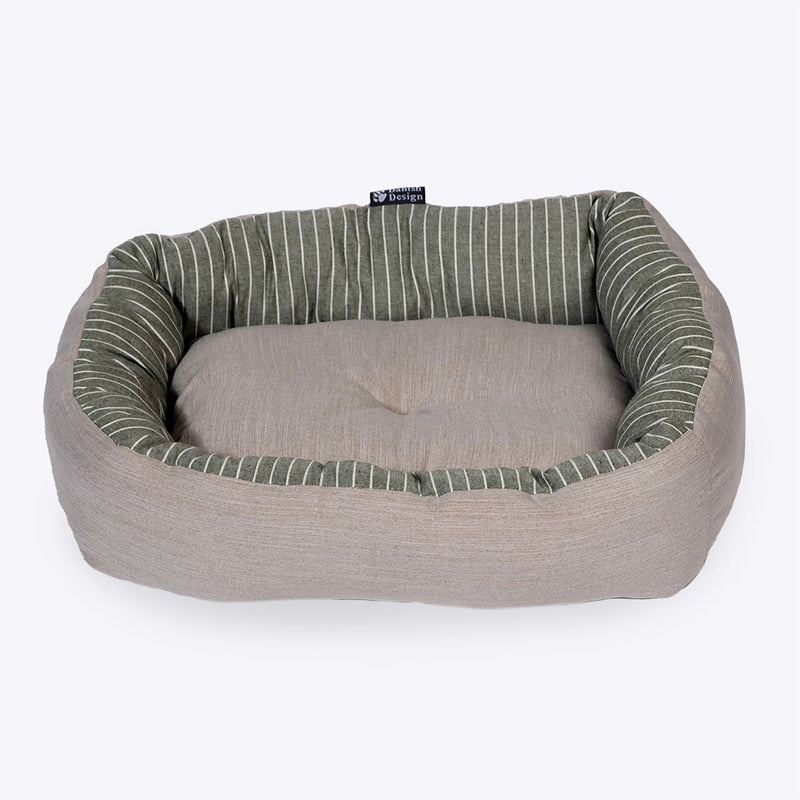 Load image into Gallery viewer, Danish Design Rustic Stripes Snuggle Bed Sage - Ashurst Equestrian & Country