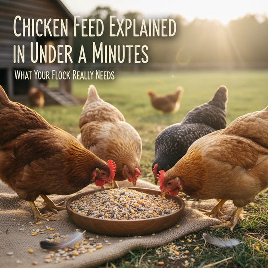 Chicken Feed Explained in Under 3 Minutes: What Your Flock Really Needs - Ashurst Equestrian & Country
