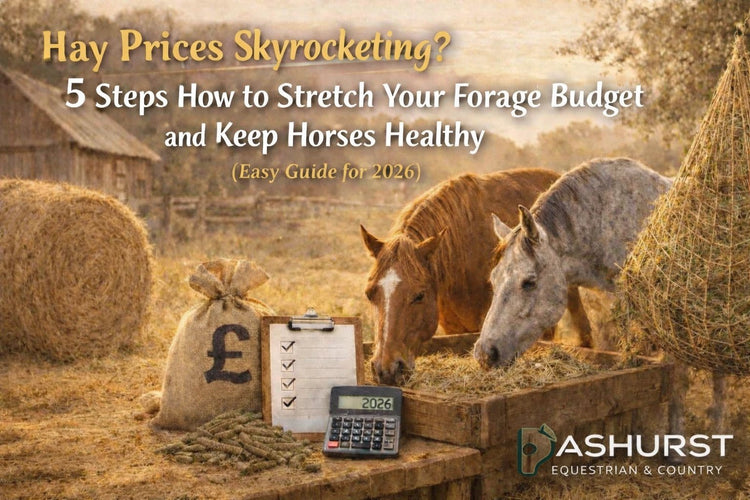 Hay Prices Skyrocketing? 5 Steps How to Stretch Your Forage Budget and Keep Horses Healthy (Easy Guide for 2026) - Ashurst Equestrian & Country