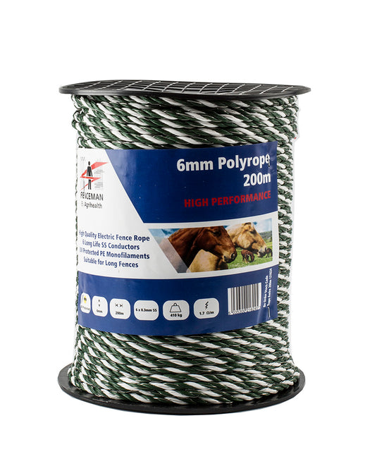 Fenceman Polyrope 6 Strand Polyethylene 200m
