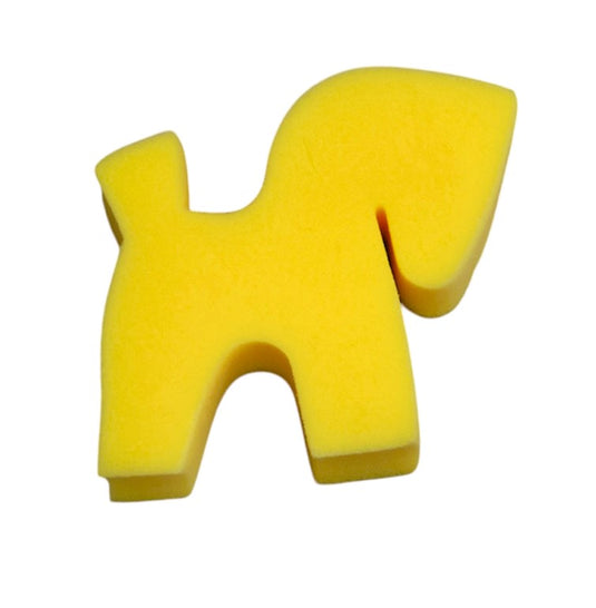 Equi-Sential Horse Shape Sponge Yellow