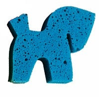 Equi-Sential Horse Shape Sponge Blue