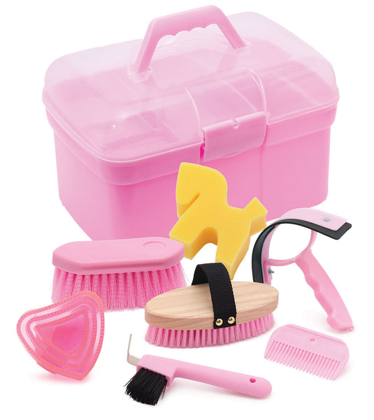 Equi-Sential Starter Grooming Box Pink