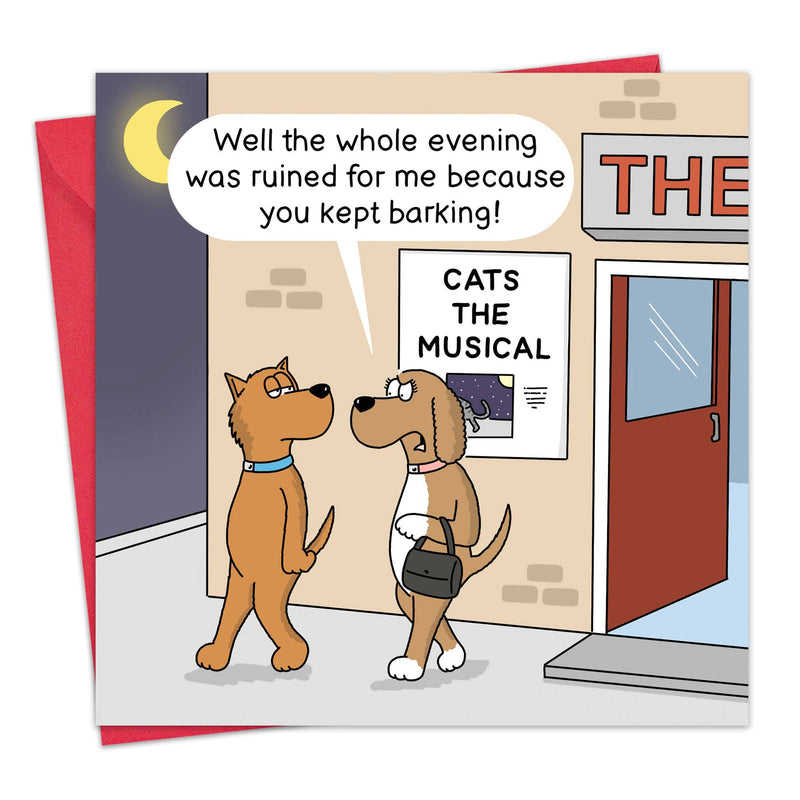 Load image into Gallery viewer, Funny Dog Card - Cats The Musical
