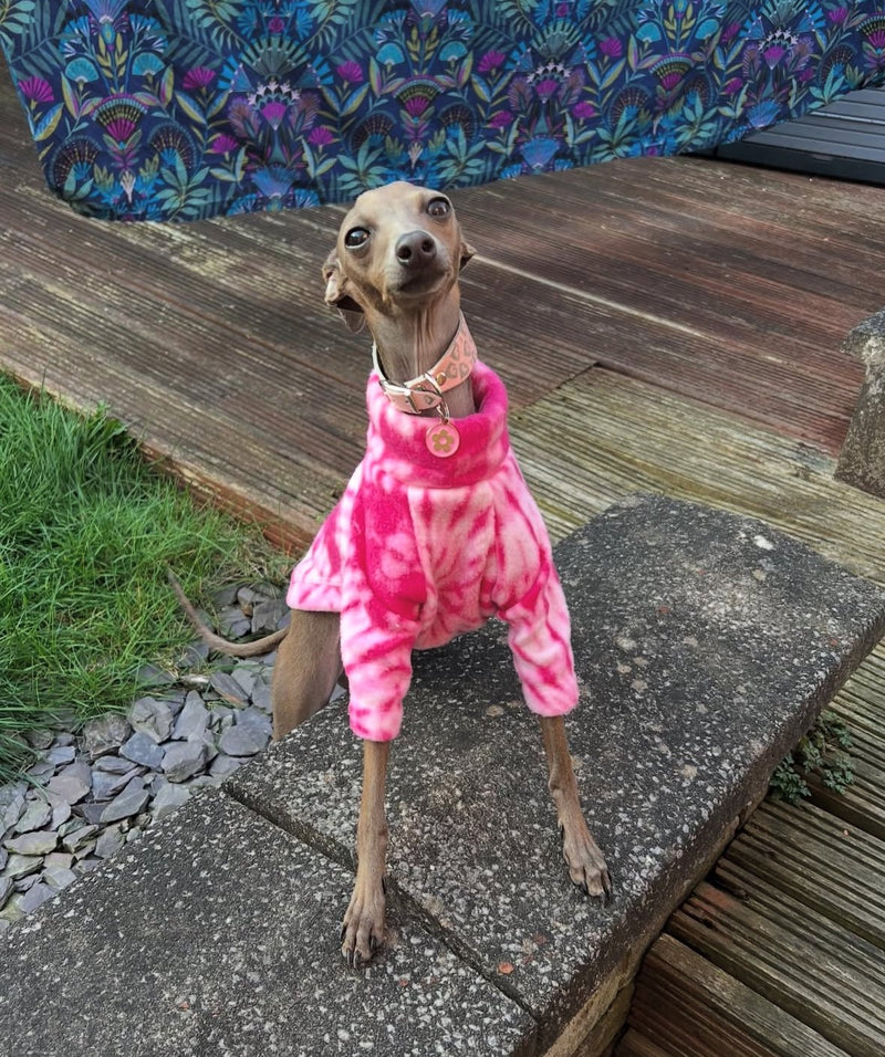 Load image into Gallery viewer, Fleece Jumper - Pink Tie Dye
