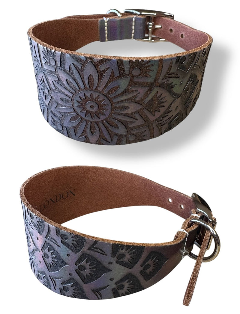 Load image into Gallery viewer, Leather Collar - Mandala
