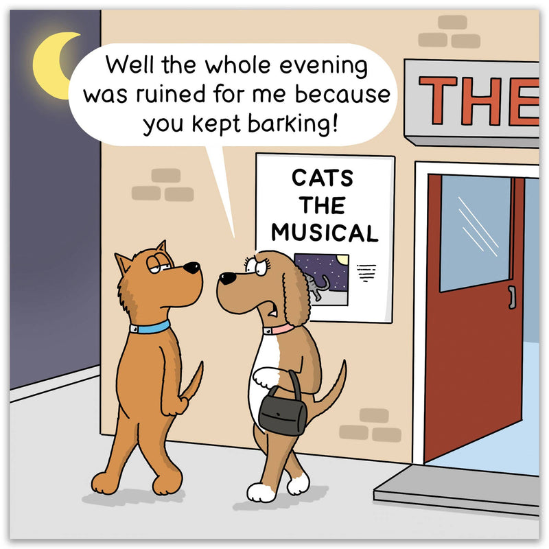 Load image into Gallery viewer, Funny Dog Card - Cats The Musical
