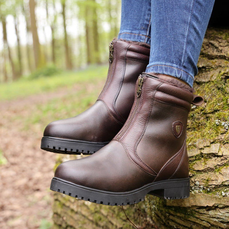 Load image into Gallery viewer, Moretta Atri Zip Country Boots
