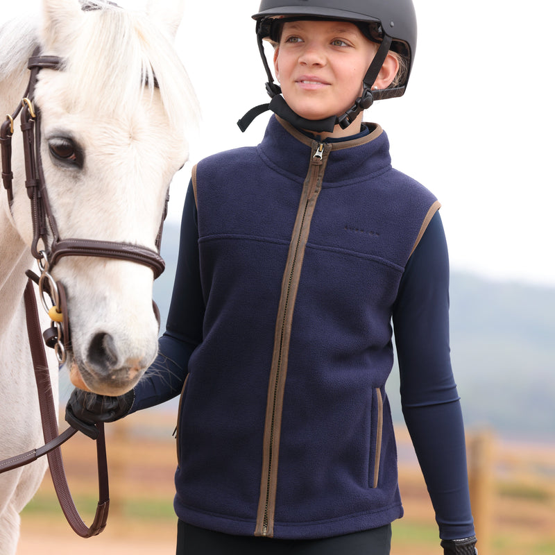 Load image into Gallery viewer, Aubrion Core Fleece Gilet - Young Rider
