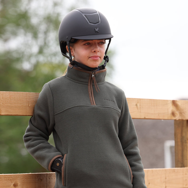 Load image into Gallery viewer, Aubrion Core Half Zip Fleece - Young Rider
