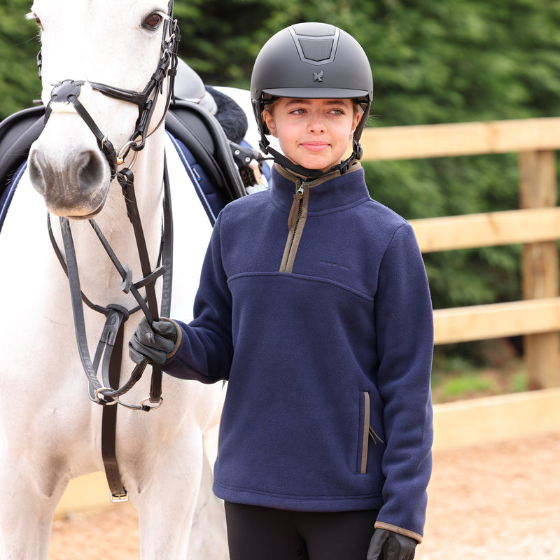 Load image into Gallery viewer, Aubrion Core Half Zip Fleece - Young Rider
