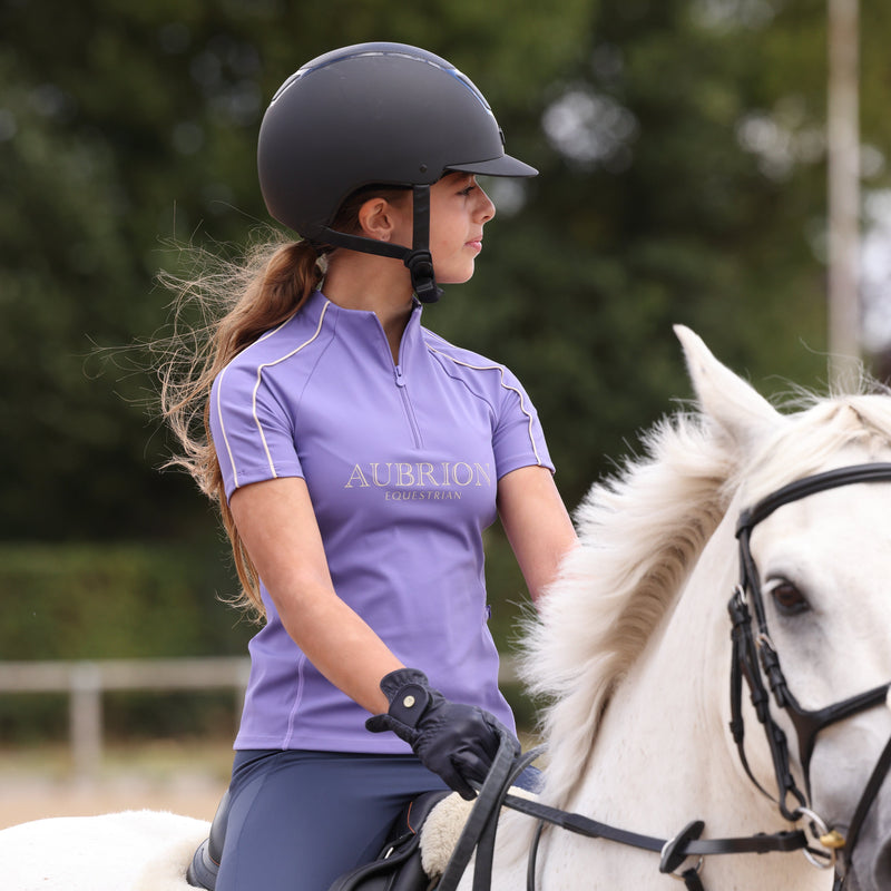 Load image into Gallery viewer, Aubrion Equestrian Short Sleeve Base Layer -Young Rider
