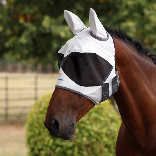 Shires FlyGuard Pro Sun Shade Fly Mask with Ears