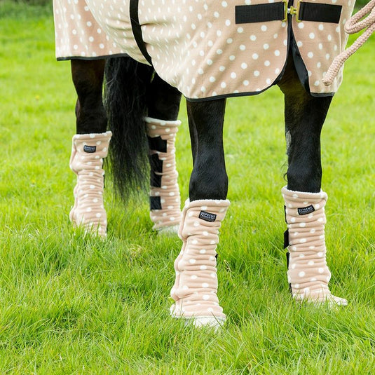 Supreme Products Dotty Fleece Boots Luxurious Latte