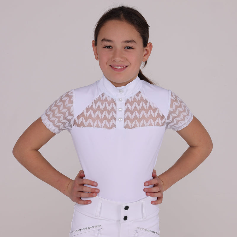Load image into Gallery viewer, Aubrion Optima VX Show Shirt - Young Rider
