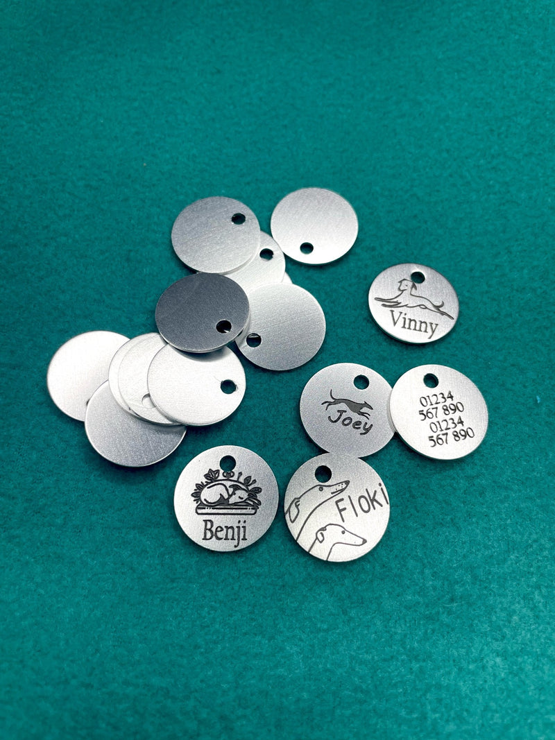 Load image into Gallery viewer, Engraved Dog Tags - Round
