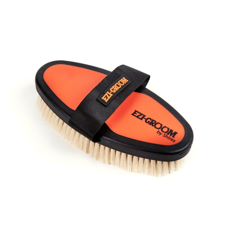 Load image into Gallery viewer, EZI-GROOM Grip Body Brush with Goat Hair

