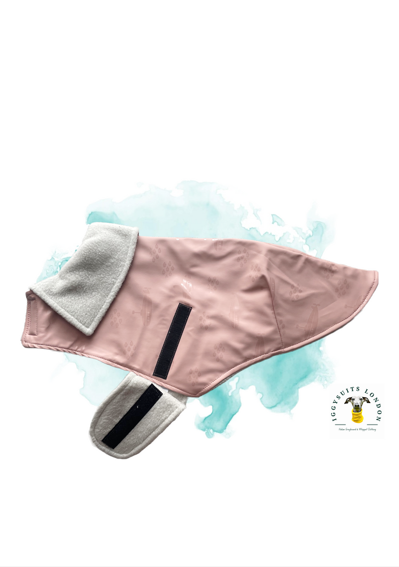 Load image into Gallery viewer, Rain Mac - Blush Pink Submarines
