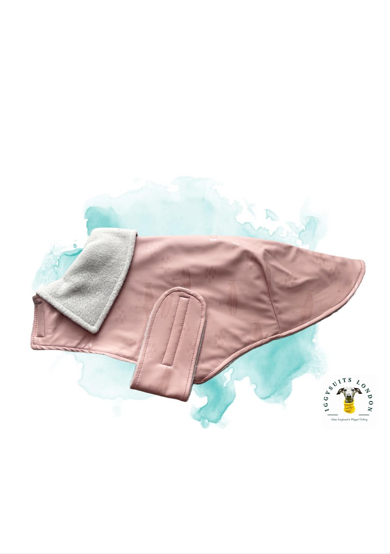 Load image into Gallery viewer, Rain Mac - Blush Pink Submarines
