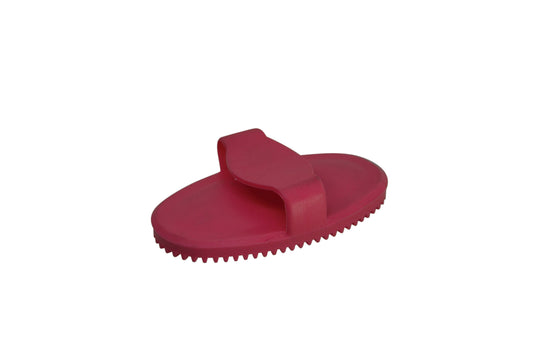 Lincoln Rubber Curry Comb - Cerise Pink - Small Cerise Pink / Small