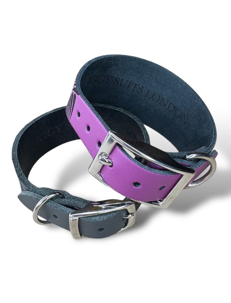 Load image into Gallery viewer, Leather Collar - Art Deco
