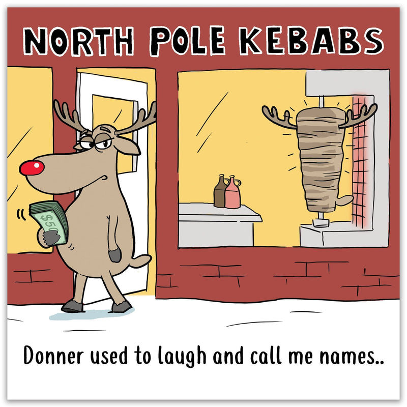 Load image into Gallery viewer, Donner Kebab - Funny Christmas Card
