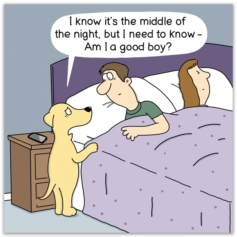 Load image into Gallery viewer, Am I a Good Boy - Funny Dog Card

