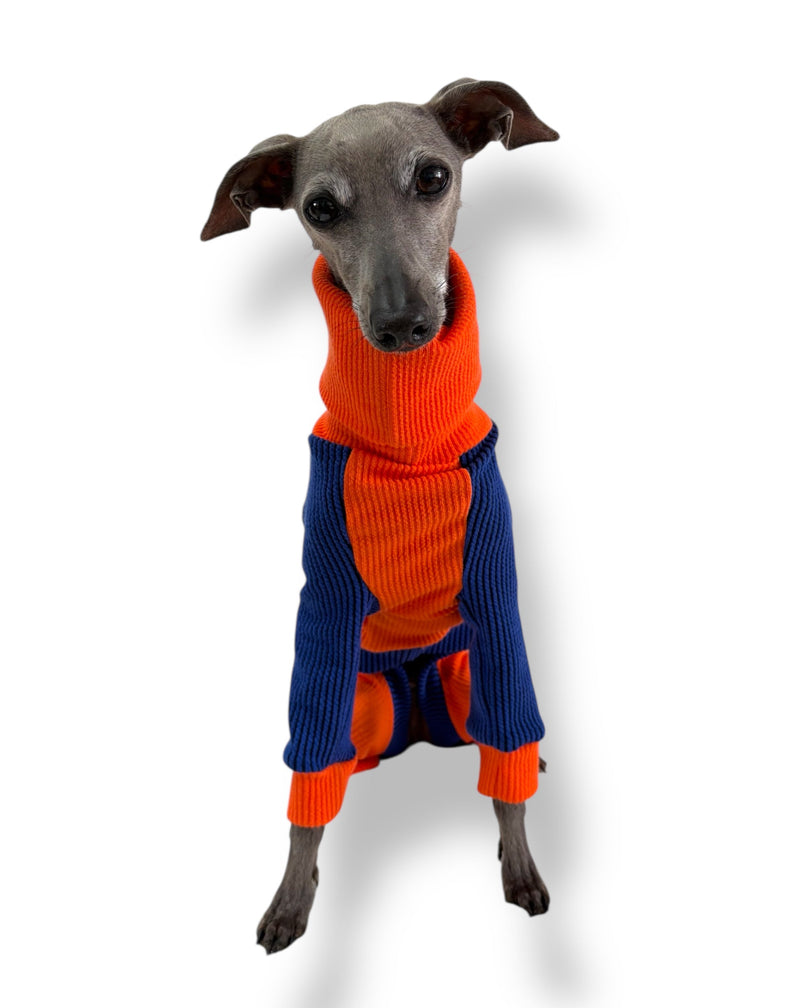 Load image into Gallery viewer, Ribbed Jersey Suit - Orangina
