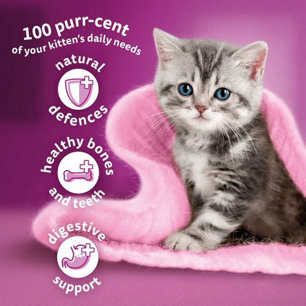 Load image into Gallery viewer, WHISKAS Kitten 2-12 Months Complete Dry Cat Food with Chicken 800g
