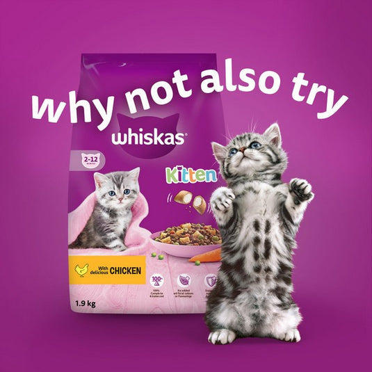 WHISKAS Kitten 2-12 Months Mixed Menu in Jelly 12 x 85g