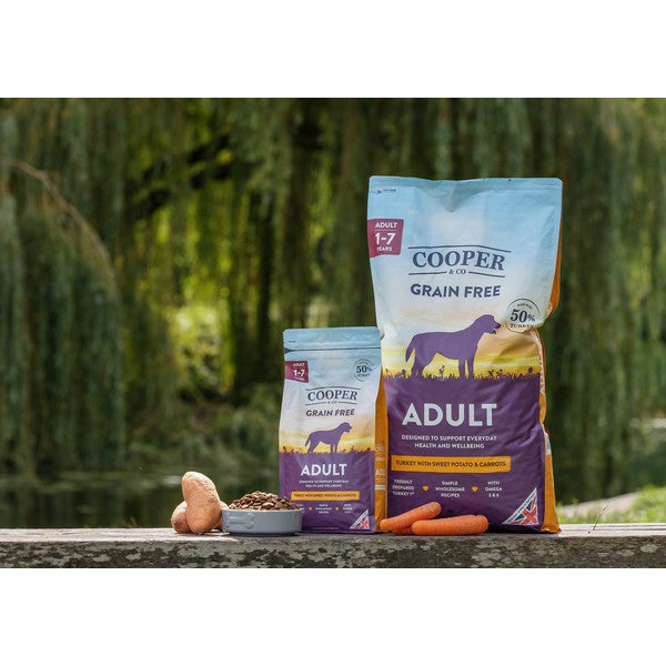 Load image into Gallery viewer, Cooper &amp; Co Adult Turkey with Sweet Potato and Carrots 1.5kg
