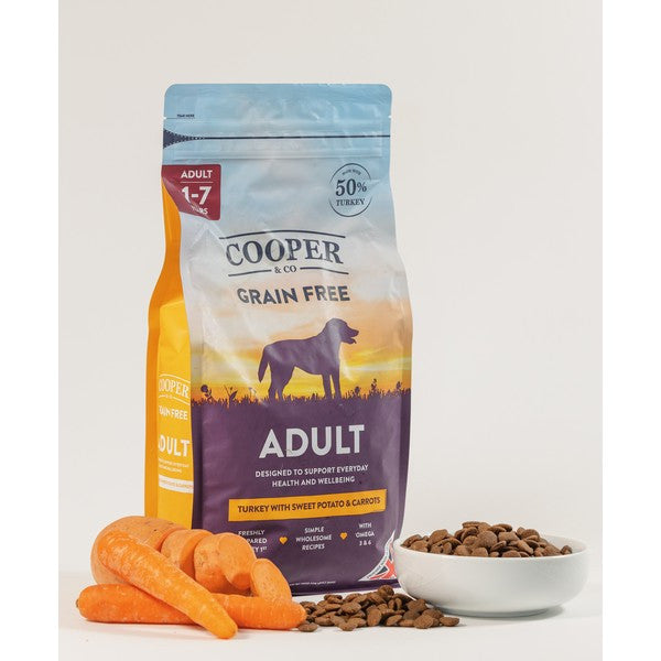 Load image into Gallery viewer, Cooper &amp; Co Adult Turkey with Sweet Potato and Carrots 1.5kg
