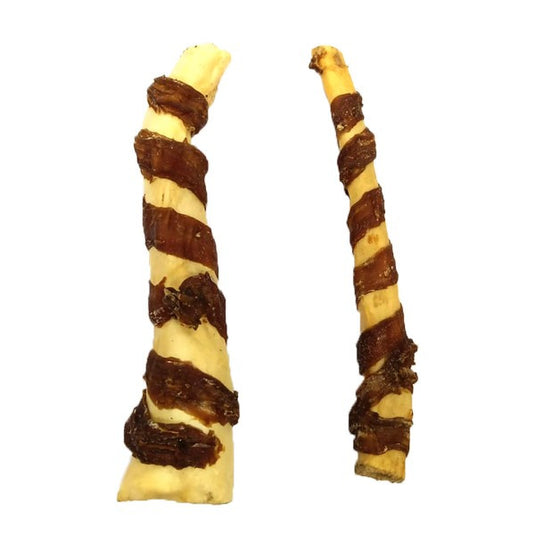 Doodles Deli Water Buffalo Bully Tail with Steak 15cm - Single