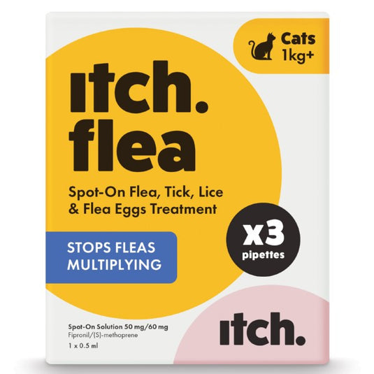 Itch Flea Spot On for Cats - 3 Pipettes
