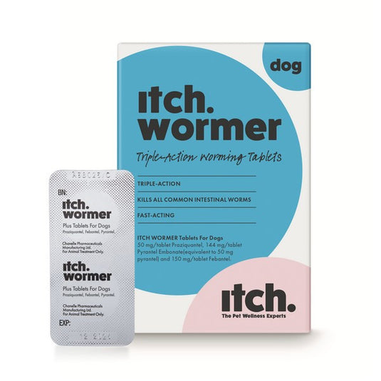 Itch Wormer Tablets for Dogs 3-20kg - 2 Pack