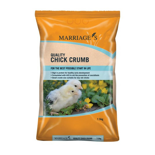 Marriages Chick Crumbs + Coccidiostat 7.5kg