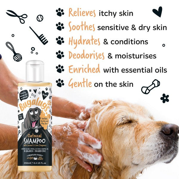 Load image into Gallery viewer, Bugalugs Oatmeal Shampoo 250ml
