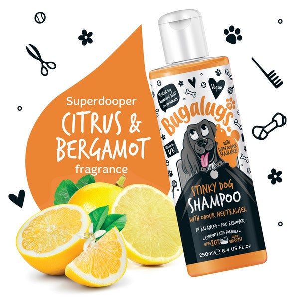 Load image into Gallery viewer, Bugalugs Stinky Dog Shmpoo 250ml
