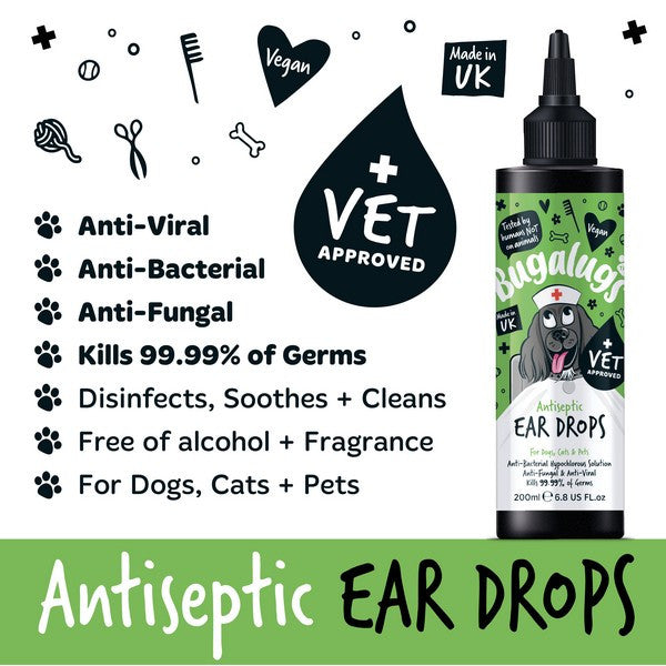 Load image into Gallery viewer, Bugalugs Antiseptic Ear Drops 200ml
