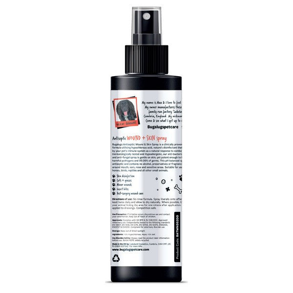 Load image into Gallery viewer, Bugalugs Antiseptic Wound &amp; Skin Spray 200ml
