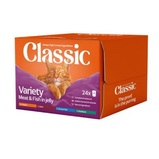 Classic Cat Variety in Jelly 24 x 400g
