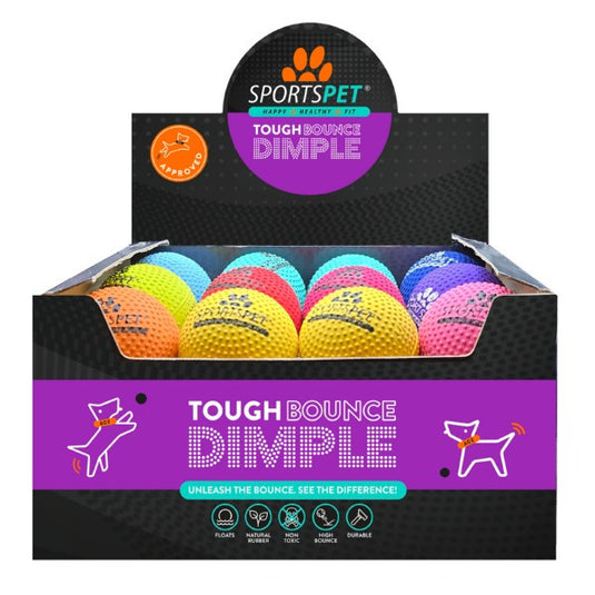 Sportspet Tough Bounce Dimple Display Box