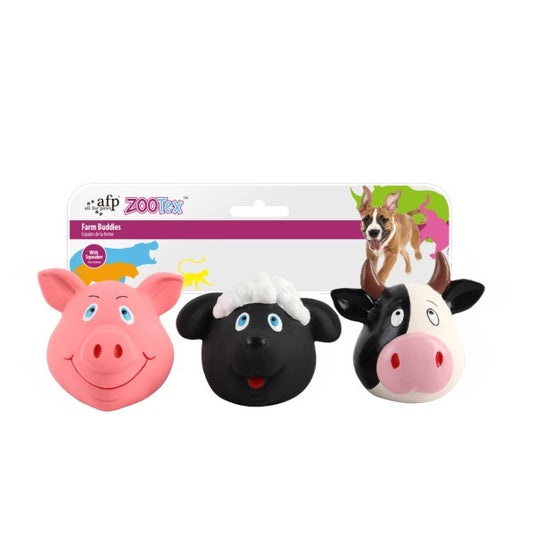 All For Paws Zootex Farm Buddies 3 Pack
