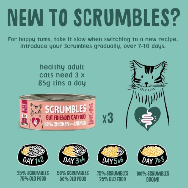 Load image into Gallery viewer, Scrumbles Wet Cat Food in Jelly Classic Selection 6 x 85g
