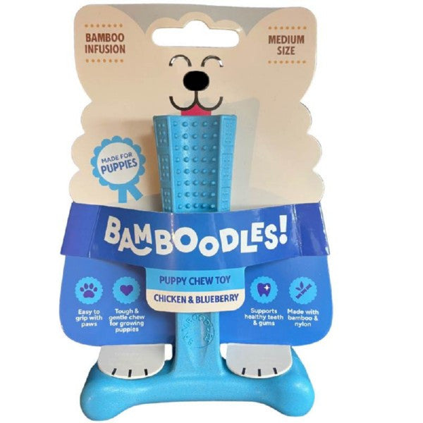Load image into Gallery viewer, Bamboodles Puppy Chicken &amp; Blueberry Medium
