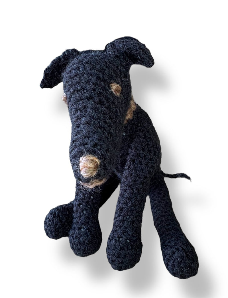 Load image into Gallery viewer, Crochet Hound - Black
