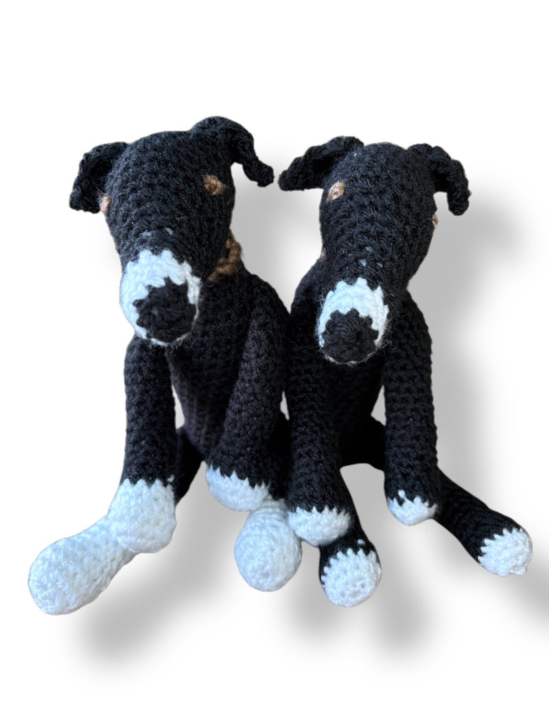 Load image into Gallery viewer, Crochet Hound - Black
