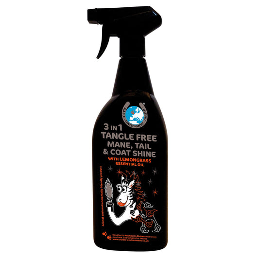 3 In 1 Tangle Free Mane,Tail & Coat Shine - Ashurst Equestrian & Country