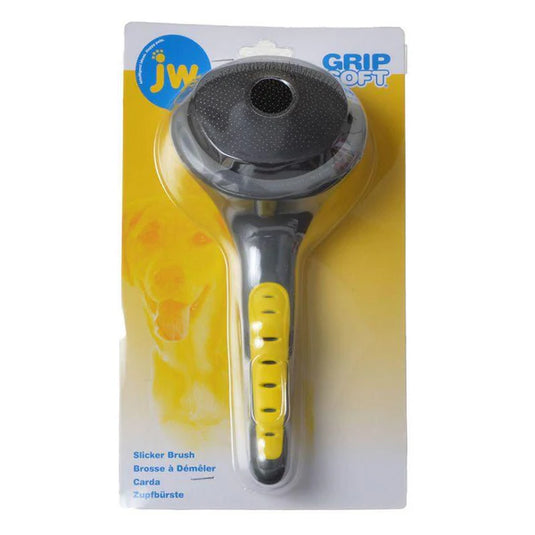 JW Grip Soft Grooming Slicker Brush