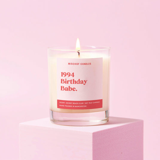 30th Birthday Gift Funny Birthday Candle 1994 Birthday Babe - Ashurst Equestrian & Country